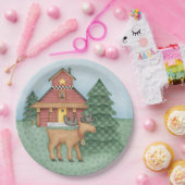 Assiettes En Carton Oie au Cabine (Fête)