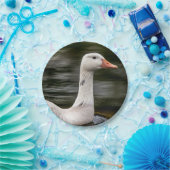 Assiettes En Carton Oie canadienne leuciste (Fête)