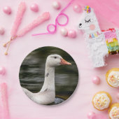 Assiettes En Carton Oie canadienne leuciste (Fête)