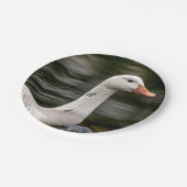 Assiettes En Carton Oie canadienne leuciste (Angle)