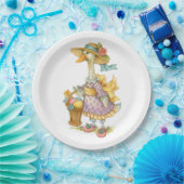 Assiettes En Carton Oie de mère de Pâques (Fête)