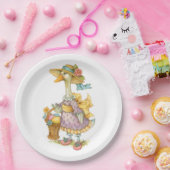Assiettes En Carton Oie de mère de Pâques (Fête)