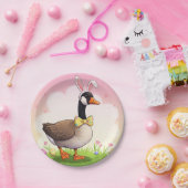 Assiettes En Carton Oie de Pâques (Fête)