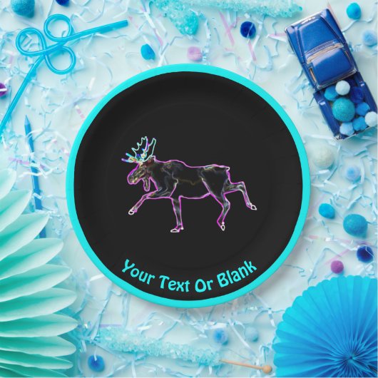 Assiettes En Carton Oie électrique (Fête)