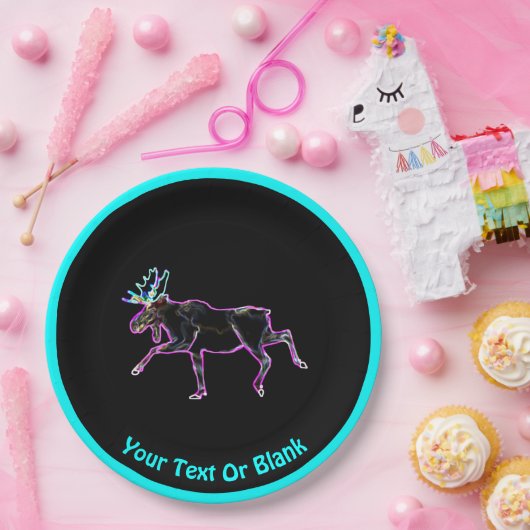 Assiettes En Carton Oie électrique (Fête)