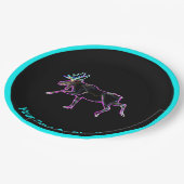 Assiettes En Carton Oie électrique (Angle)