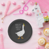 Assiettes En Carton Oie la plus brillante du monde (Fête)