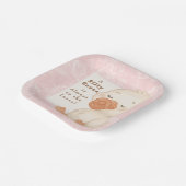 Assiettes En Carton Oie Rose Folle (Angulaire)