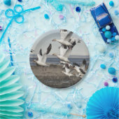 Assiettes En Carton Oies des neiges volantes (Fête)