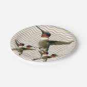 Assiettes en carton Oiseau (Angle)