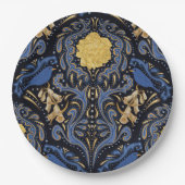 Assiettes En Carton Oiseau bleu (Devant)