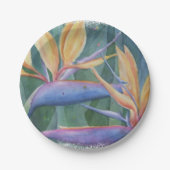 ASSIETTES EN CARTON OISEAU DE PAPIER PARADIS (Devant)