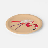 Assiettes En Carton Oiseau d'oranger flamand (Angle)