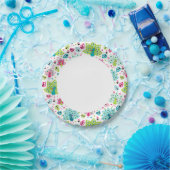 Assiettes En Carton oiseau et chouette de paon (Fête)