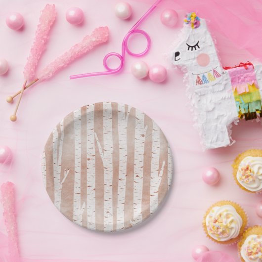 Assiettes En Carton Oiseaux illustrés (Fête)