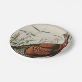 Assiettes En Carton Oiseaux sauvages de Turquie d'Amérique Audubon Imp (Angle)