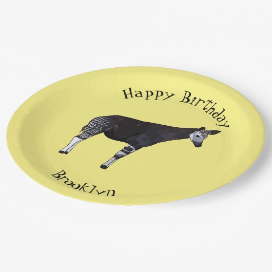 Assiettes En Carton Okapi (Angle)