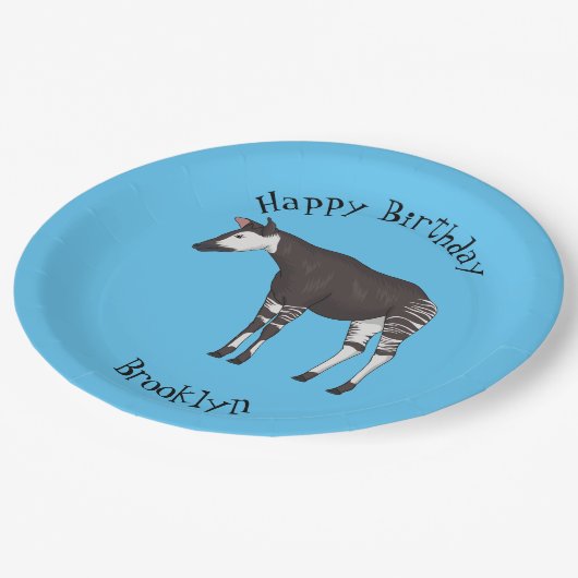 Assiettes En Carton Okapi (Angle)