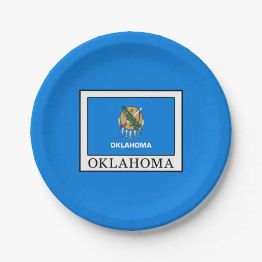 Assiettes En Carton Oklahoma (Devant)