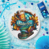 Assiettes En Carton Oktoberfest coloré (Fête)
