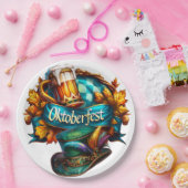 Assiettes En Carton Oktoberfest coloré (Fête)