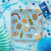 Assiettes En Carton Oktoberfest nourriture et boisson (Fête)