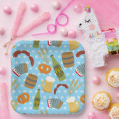 Assiettes En Carton Oktoberfest nourriture et boisson (Fête)