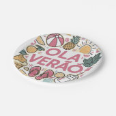 Assiettes En Carton Olá Verão/Hello summer (Angle)