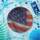 Assiettes En Carton Old Glory (Fête)