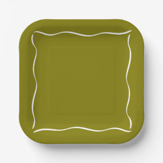 Assiettes En Carton Olive Whimsical Tini Bit Anniversaire