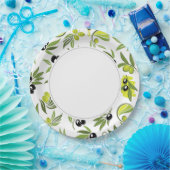 Assiettes En Carton Olives (Fête)