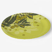 Assiettes En Carton Olives Tree Tapas (Angle)