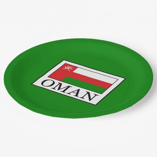 Assiettes En Carton Oman (Angle)