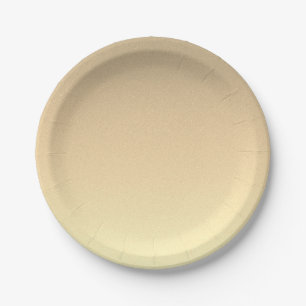 Assiettes En Carton Ombre dorée