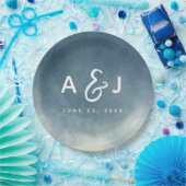 Assiettes En Carton Ombre Rien De Fancy Just Love Brush Typographie (Fête)