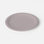 Assiettes En Carton Ombres noires (couleur solide) (Angle)