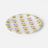 Assiettes En Carton OMG Emoji (Angle)