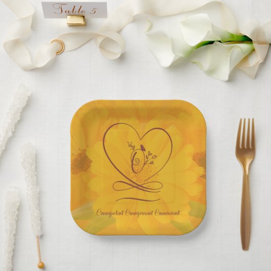 Assiettes En Carton Omnipotent (Mariage)