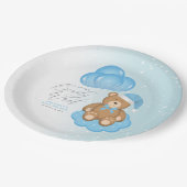 Assiettes En Carton On Peut À Peine Attendre Le Baby shower De Ballons (Angle)