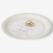 Assiettes En Carton On peut attendre Baby shower (Angle)