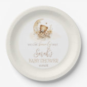 Assiettes En Carton On peut attendre Baby shower (Devant)