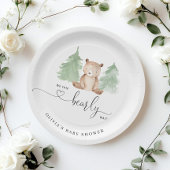 Assiettes En Carton On peut attendre baby shower