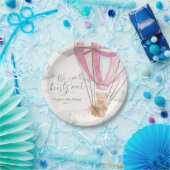 Assiettes En Carton On Peut Attendre Le Baby shower D'Ours En Teddy Ro (Fête)