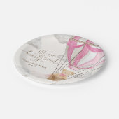 Assiettes En Carton On Peut Attendre Le Baby shower D'Ours En Teddy Ro (Angle)