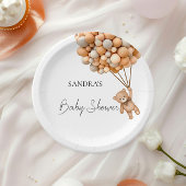 Assiettes En Carton On Peut Attendre Teddy Bear Balloon