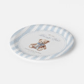 Assiettes En Carton On peut attendre un Baby shower élégant (Angle)