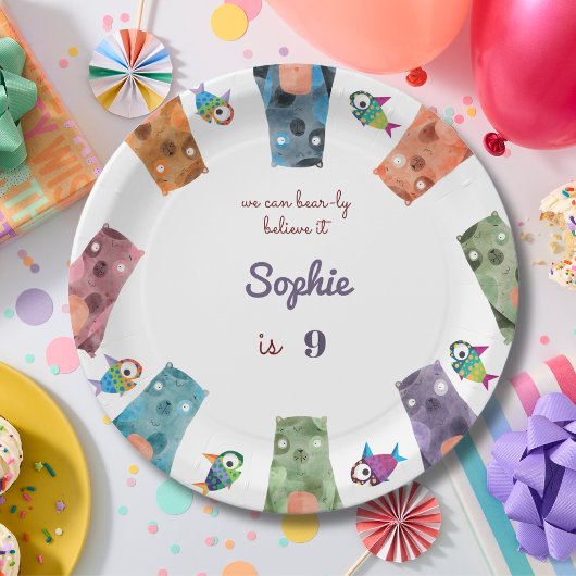 Assiettes En Carton on peut croire que c'est un anniversaire drôle