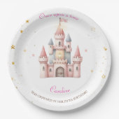 Assiettes En Carton Once upon a time, Princess Birthday (Devant)