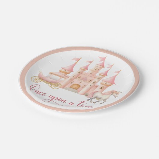 Assiettes En Carton Once Upon A Time Princess Paper Plate (Angle)