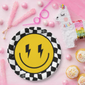 Assiettes En Carton One Happy Dude Boy's Retro 1st Birthday  (Fête)